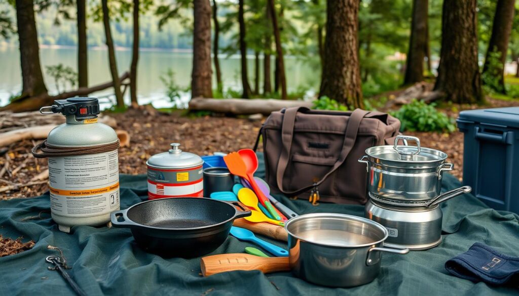 camping cooking equipment