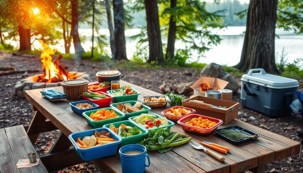 camping meal prep