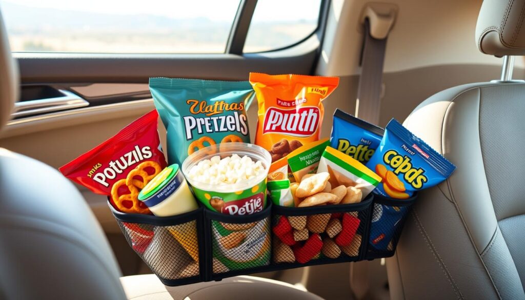 crunchy car snacks