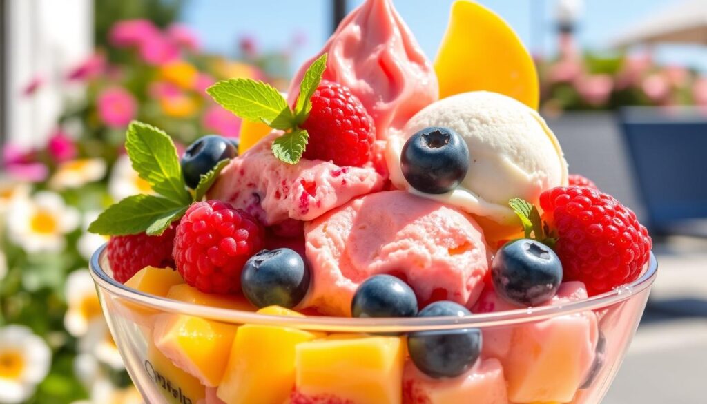 fruity ice cream