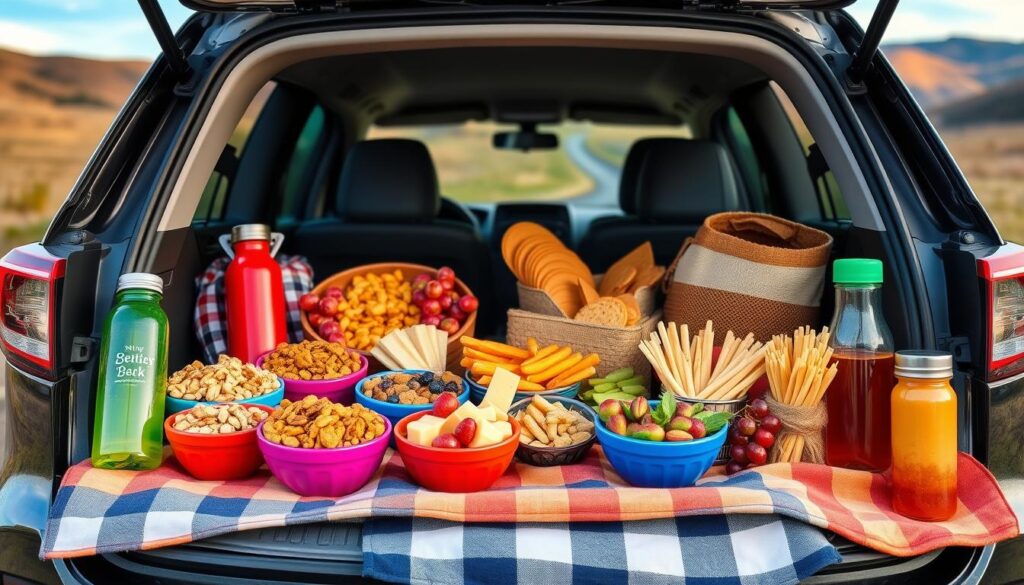 satisfying snack combinations for road trips